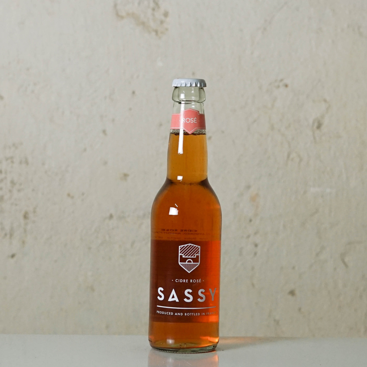 Pusiau saldus sidras SASSY CIDRE ROSE, 0.33L, Prancūzija