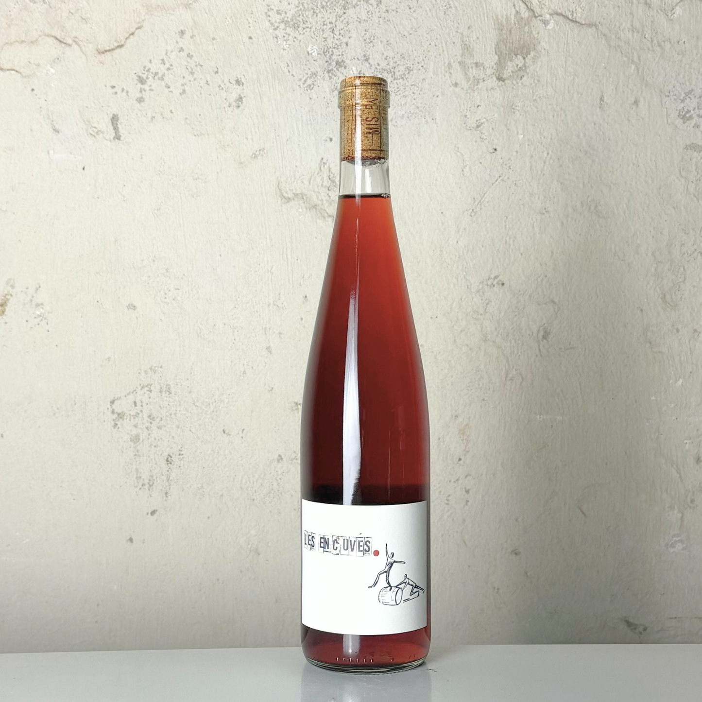 Sausas raudonas vynas LES ENCUVÉS ROUGE 2023, 0.75L, Prancūzija