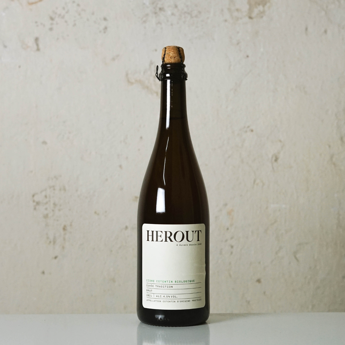 Dry cider HEROUT CONTENTIN, 0.75L, France