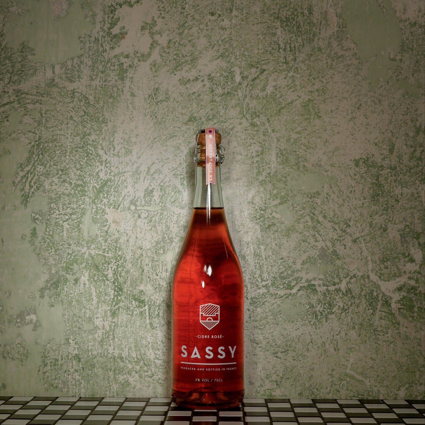 Semi-sweet cider SASSY CIDRE ROSE, 0.75L, France