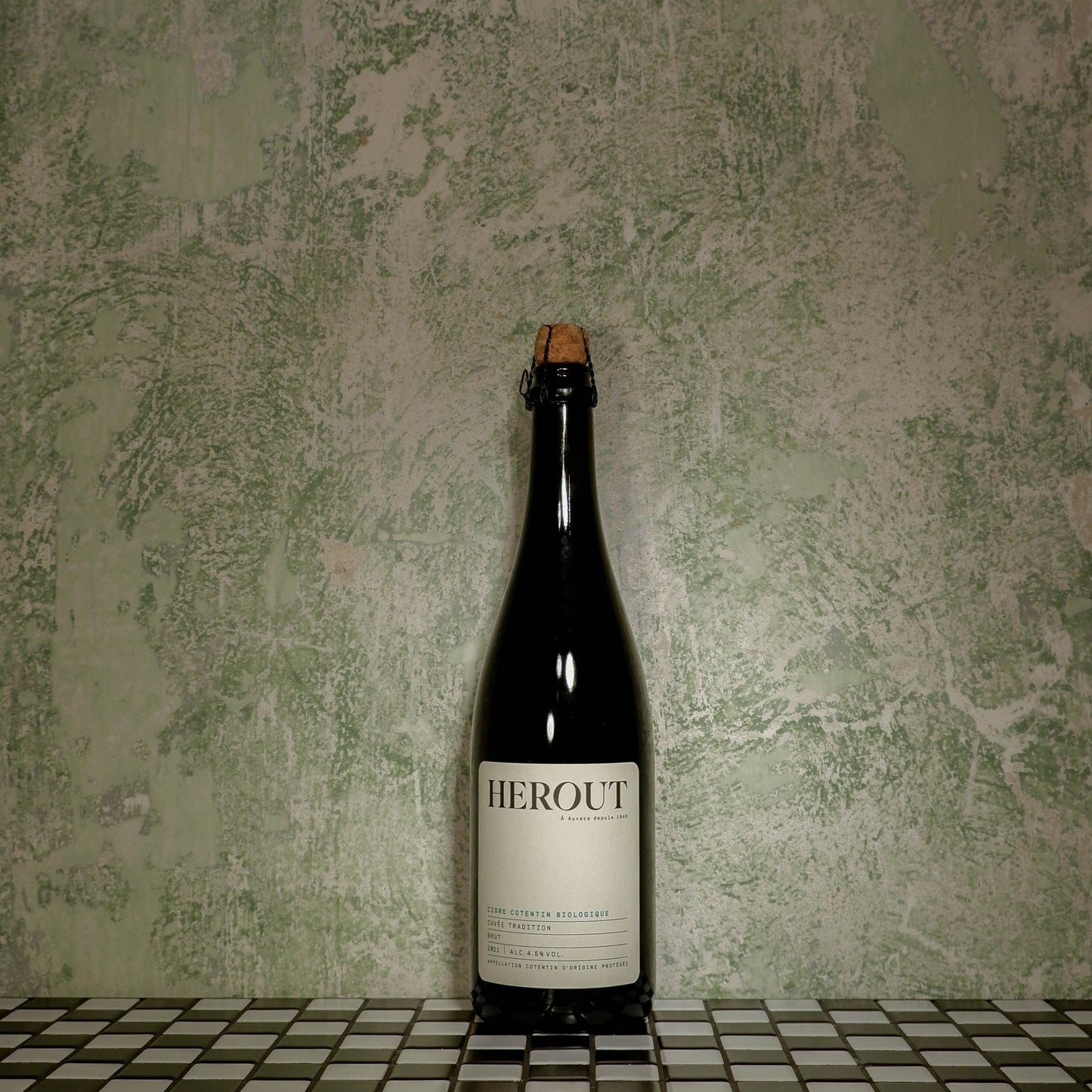 Dry cider HEROUT CONTENTIN, 0.75L, France