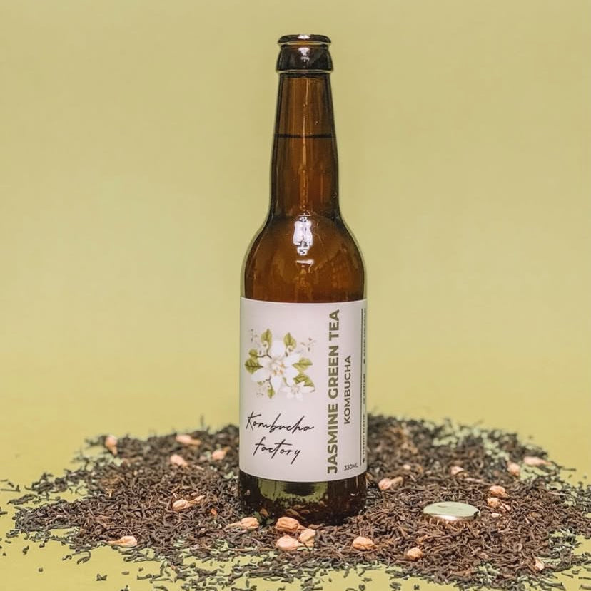 Fermentuotas arbatos gėrimas JASMIN KOMBUCHA, 0.33L