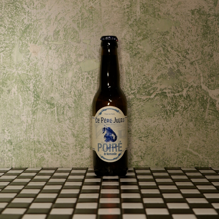 Dry cider LE PERE JULES POIRE DE NORMANDIE, 0.33L, France