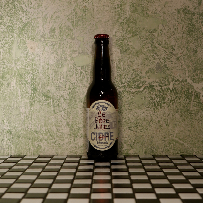Dry cider LE PERE JULES CIDRE DE NORMANDIE BRUT, 0.33L, France
