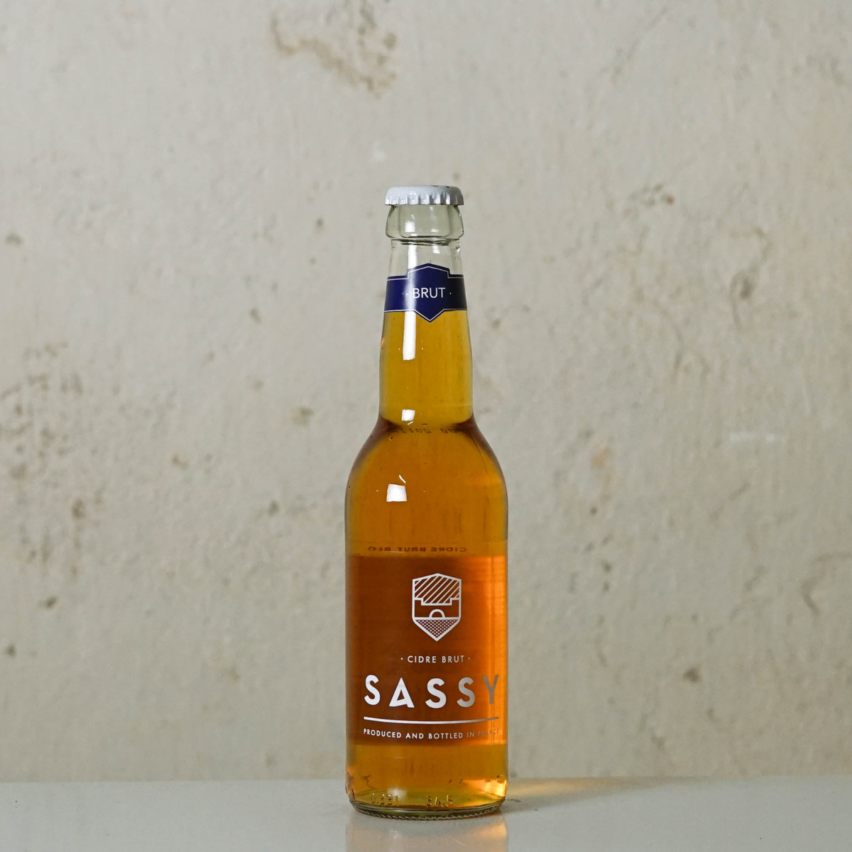 Dry cider SASSY BRUT, 0.33L, France