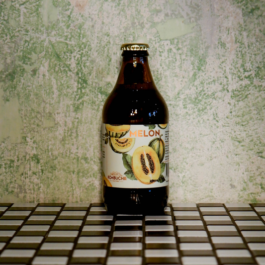 Fermentuotas arbatos gėrimas MELON KOMBUCHA, 0.33L