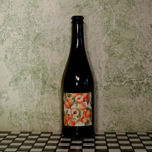 Fermentuotas arbatos gėrimas PEACH KOMBUCHA, 0.75L