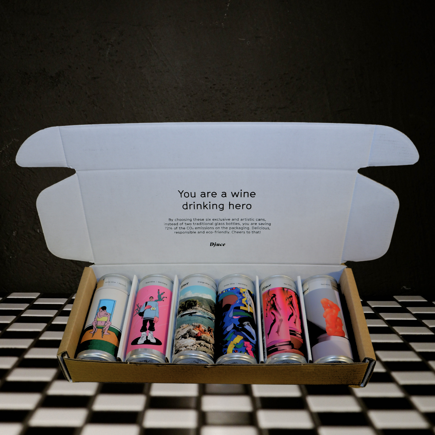 DJUCE NATURAL WINE SET 6 PCS.