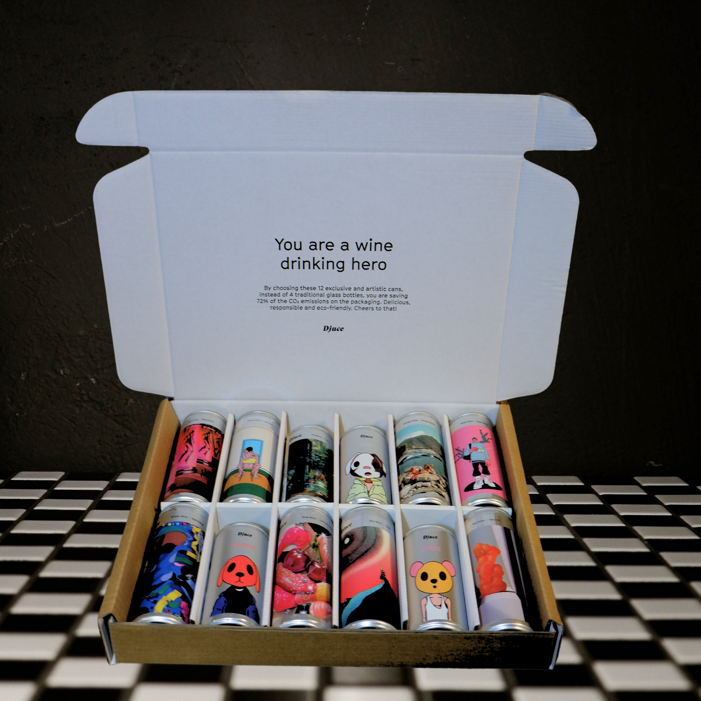 DJUCE NATURAL WINE SET 12 PCS.