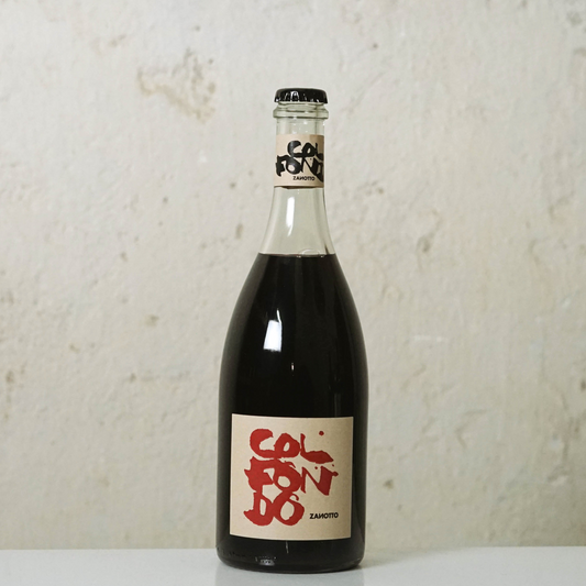 Sausas raudonasis putojantis vynas Zanotto Rosso Col Fondo 0.75L, Italija