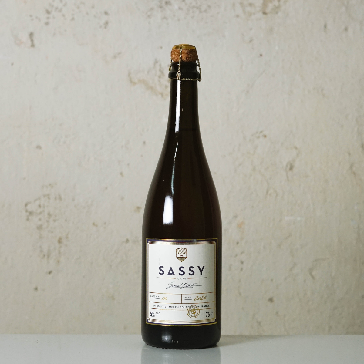 Dry cider SASSY BRUT, 0.33L, France