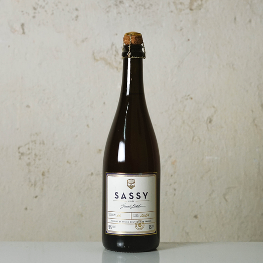 Dry cider SASSY BRUT, 0.33L, France