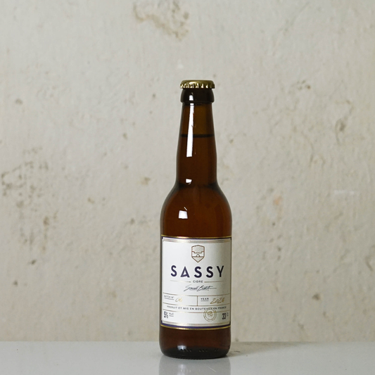 Dry cider SASSY BRUT, 0.33L, France