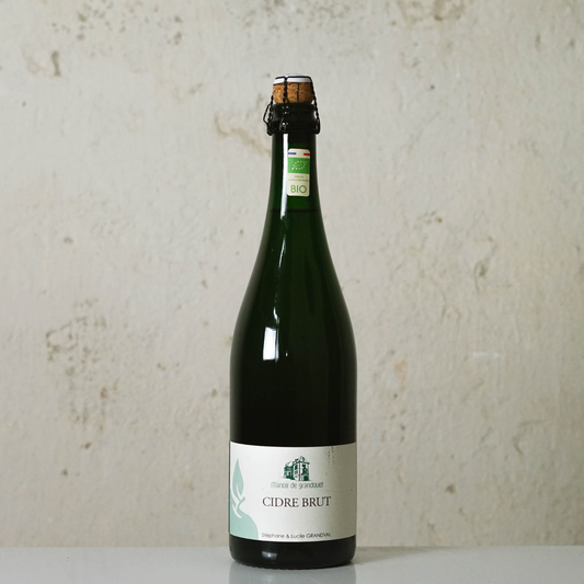 Sausas sidras GRANDVAL CIDRE BRUT FERMIER BIOLOGIQUE, 0.75L, Prancūzija