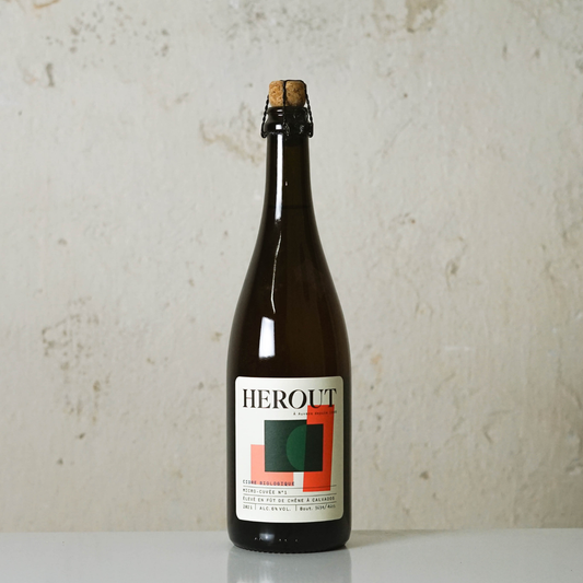 Sausas sidras HEROUT MICRO CUVEE, 0.75L, Prancūzija