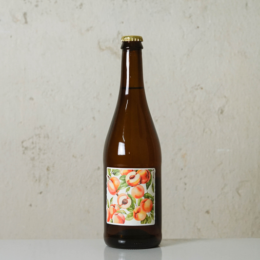 Fermentuotas arbatos gėrimas PEACH KOMBUCHA, 0.75L