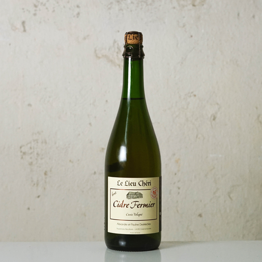 Sausas sidras LE LIEU CHERI CIDRE BRUT FERMIER, 0.75L, Prancūzija