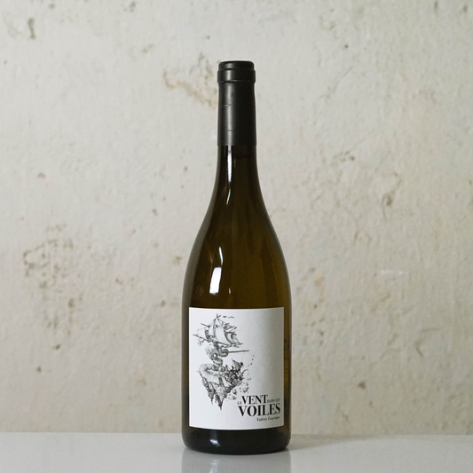 Sausas baltasis vynas LE VENT DANS LES VOILES BLANC, 0.75L, Prancūzija