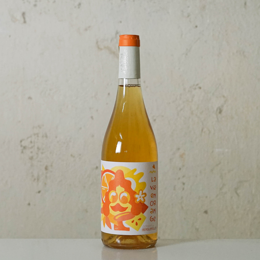 Sausas oranžinis vynas LA VIE EN ORANGE, 0.75L, Prancūzija