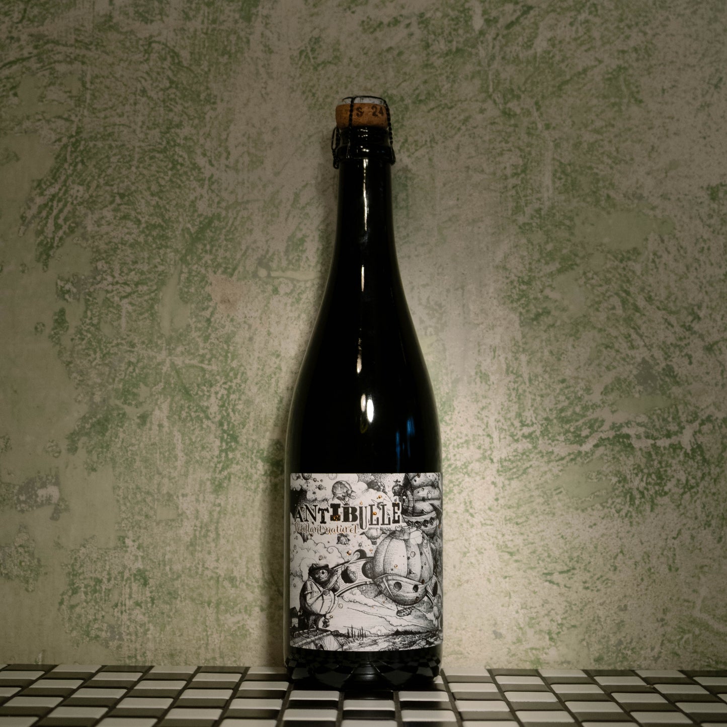 Sausas baltasis putojantis vynas L'ANTIBULLE, 0.75L, Prancūzija