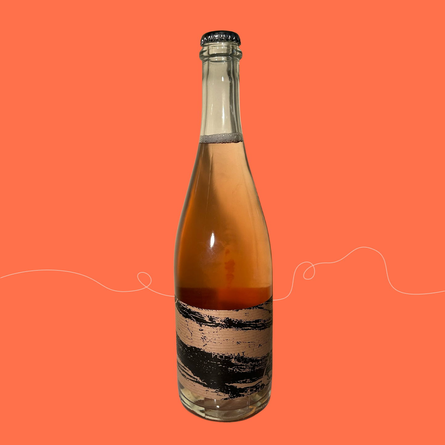 Sausas rožinis putojantis vynas PET NAT 2023, 0.75L, Austrija