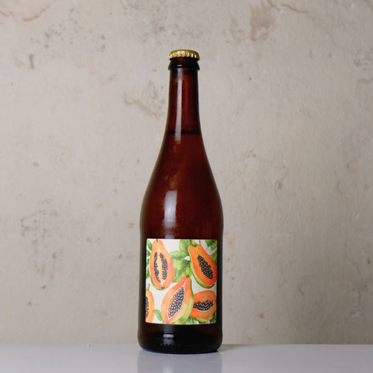 Fermentuotas arbatos gėrimas PAPAYA KOMBUCHA, 0.75L