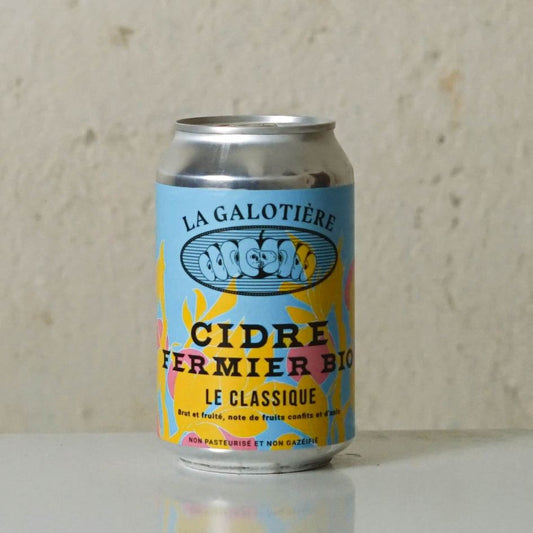 Sausas sidras La Galotière - Cidre Brut 0.33L, Prancūzija